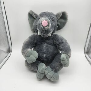 Elephant Plush Sitting 12" No tags Gray Ears